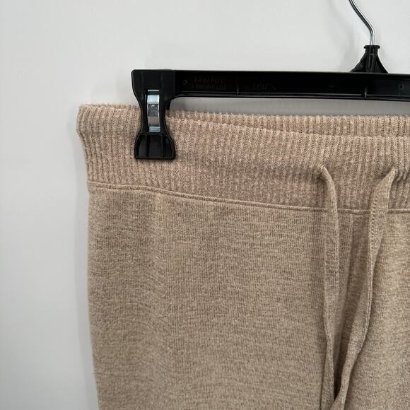 HAVEN WELL WITHIN Cream Drawstring Cozy Pants // S - Picture 3 of 7